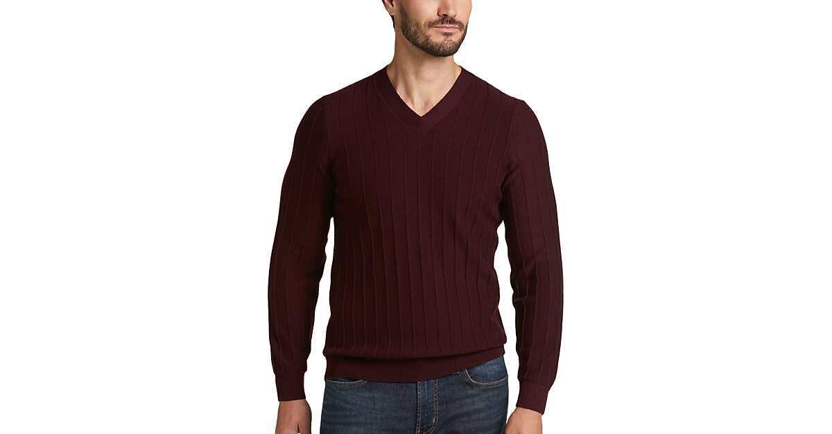 V Neck Men s Sweaters Men s Wearhouse