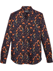 Paisley & Gray Slim Fit Sport Shirt, Autumn Birds