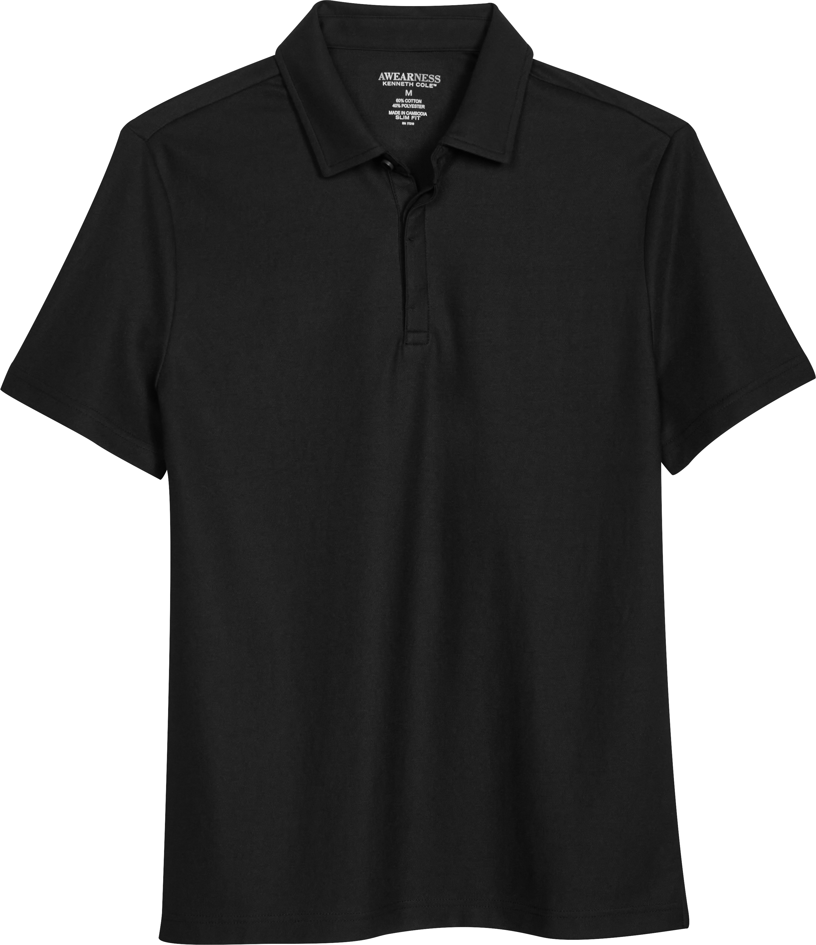 Hollister Henley T-Shirt Slim Fit Icon Logo in Black