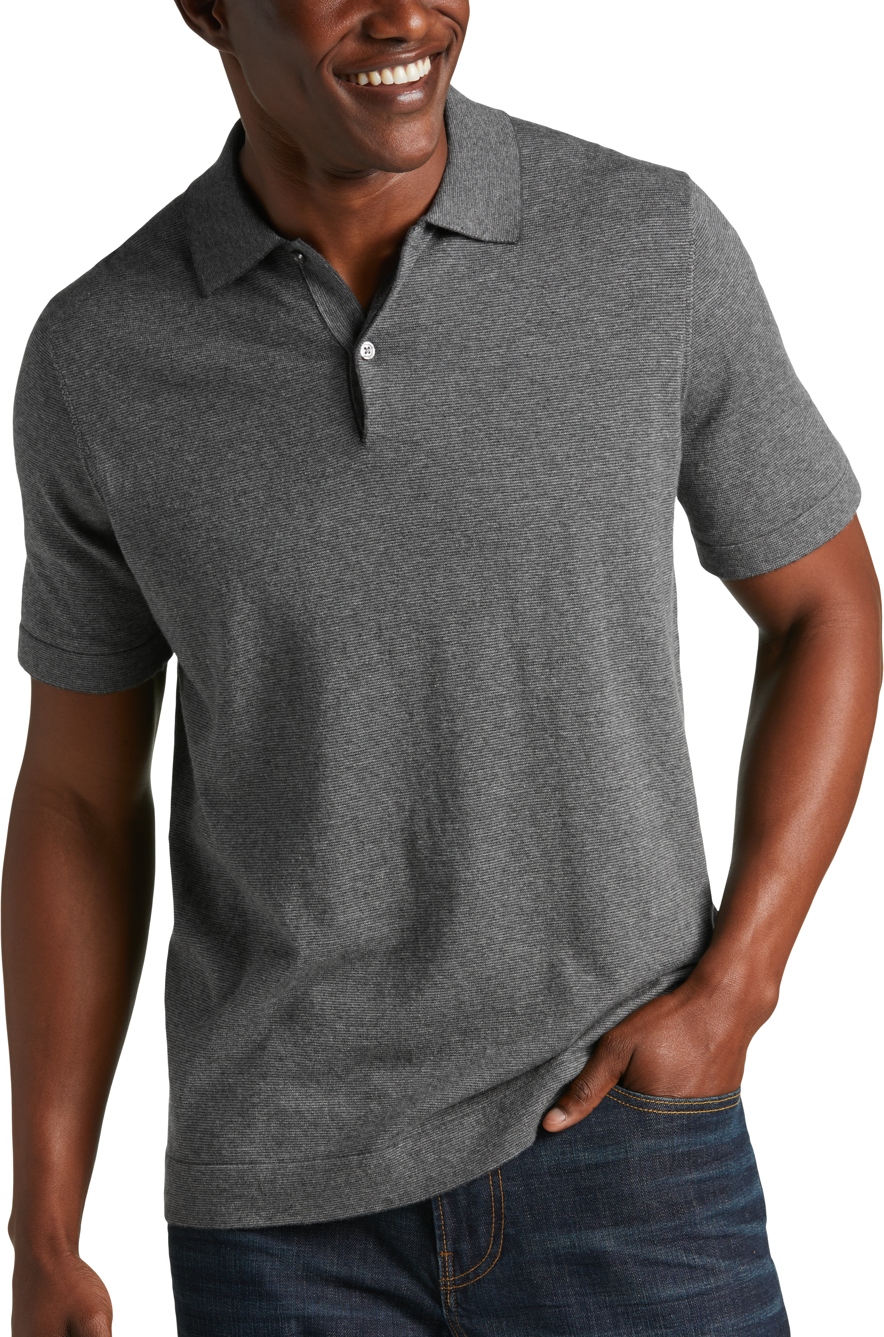 Joseph Abboud Modern Fit Luxe Cotton Jersey Knit Crew Neck T-Shirt