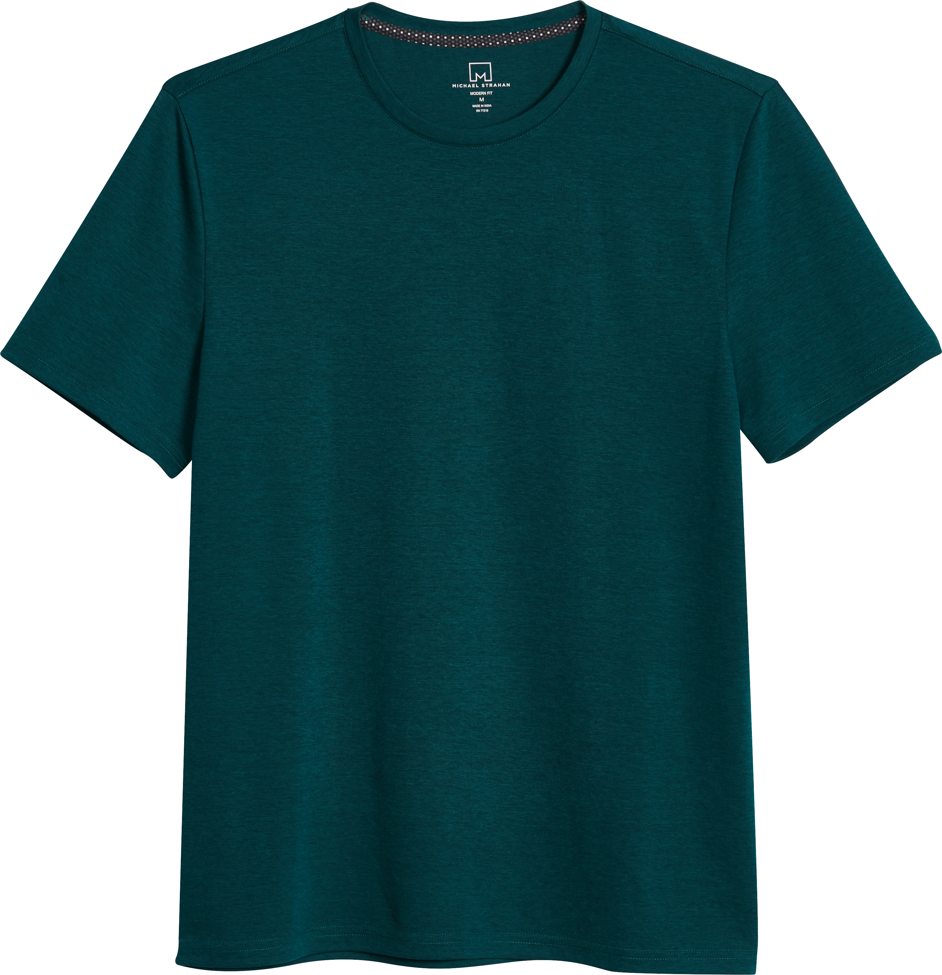 Michael Strahan Modern Fit Crew Neck T Shirt Teal Mens Sale Mens Wearhouse 