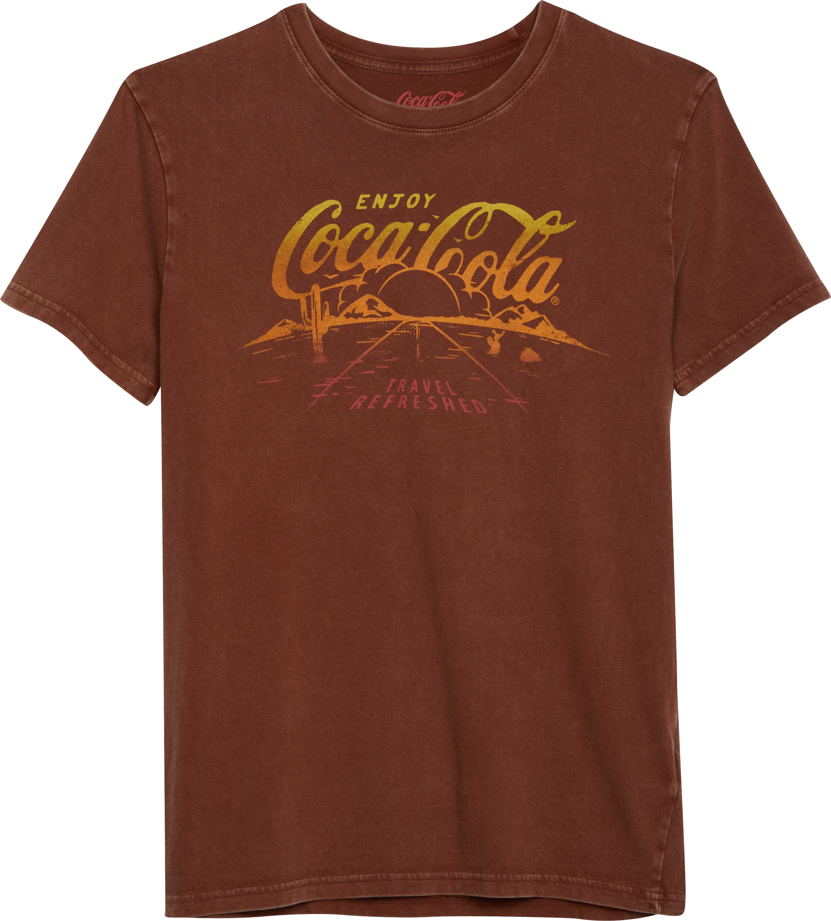 Lucky Brand Classic Fit Coca-Cola® Road T-Shirt, Cinnamon
