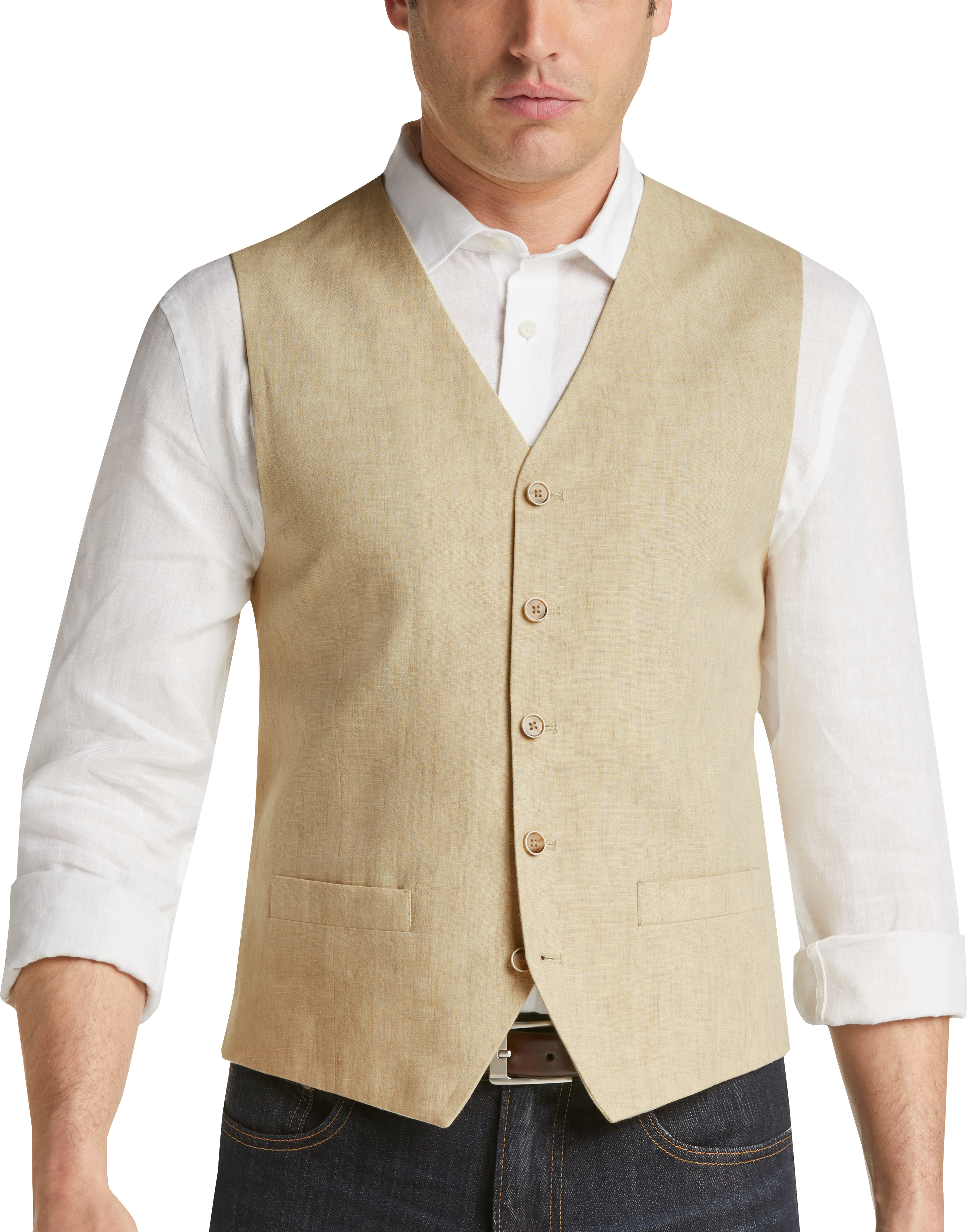Joseph Abboud Sand Vest - Men's Sale | Men's Wearhouse