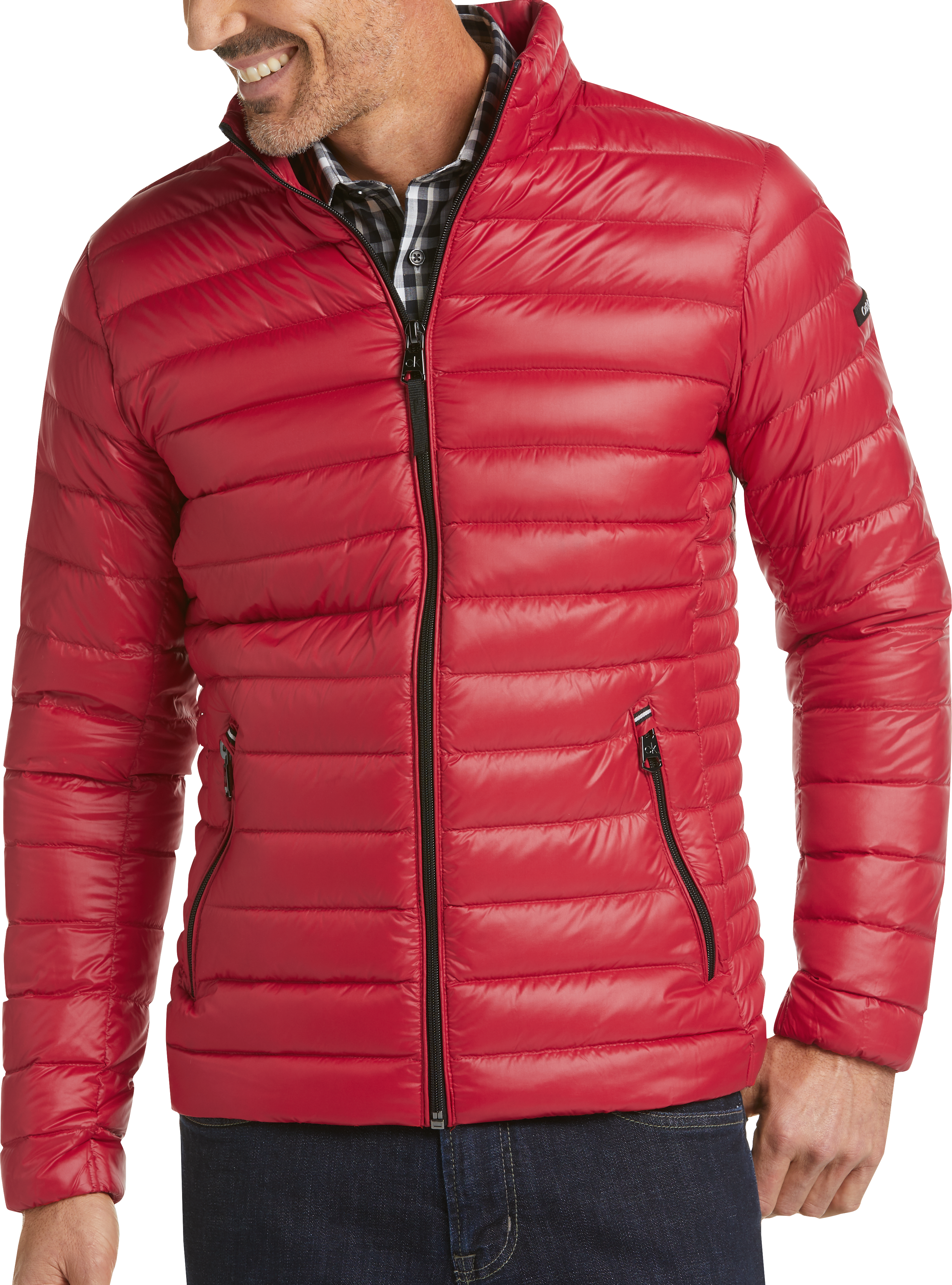 calvin klein padded jacket mens