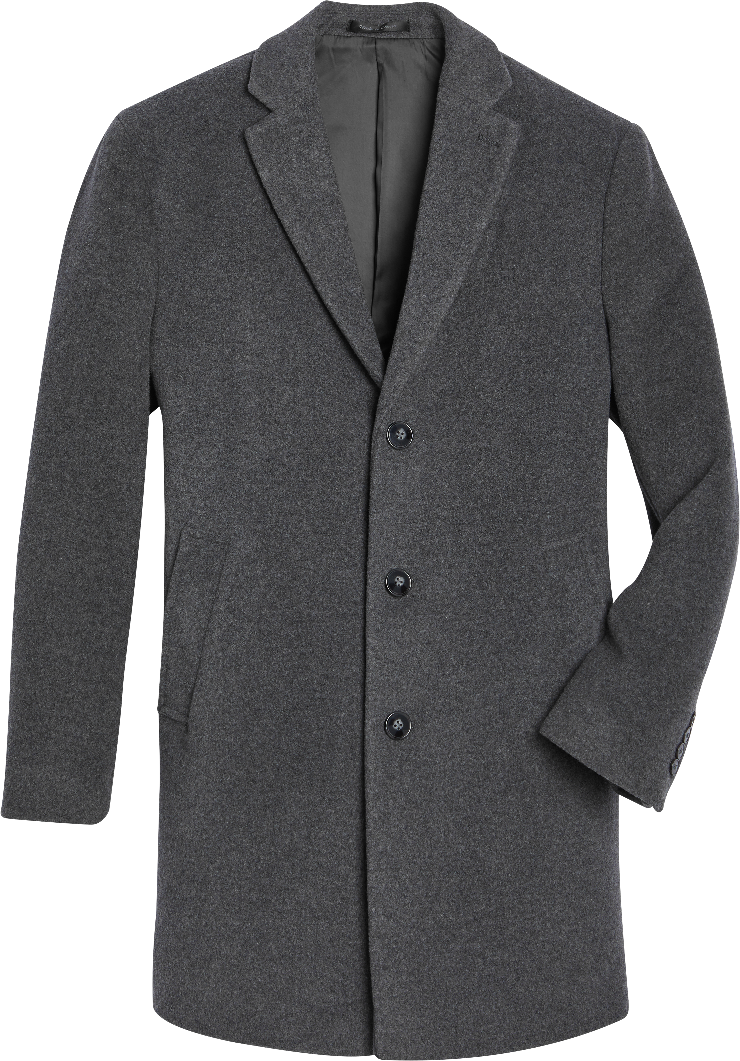 mens topcoat slim fit