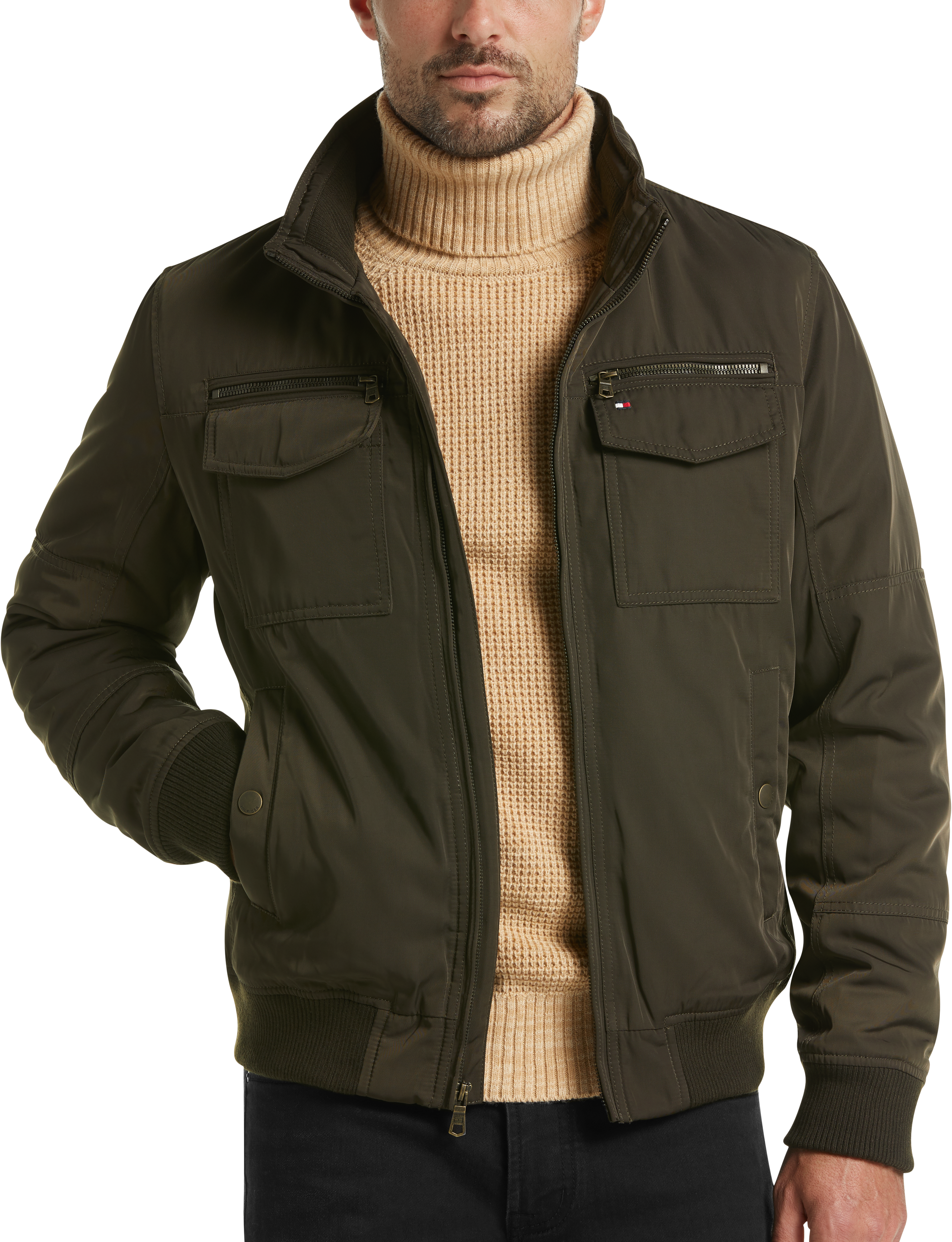 hilfiger green jacket