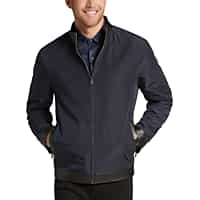 Deals on Pronto Uomo Modern Fit Reversible Lambskin Leather Jacket