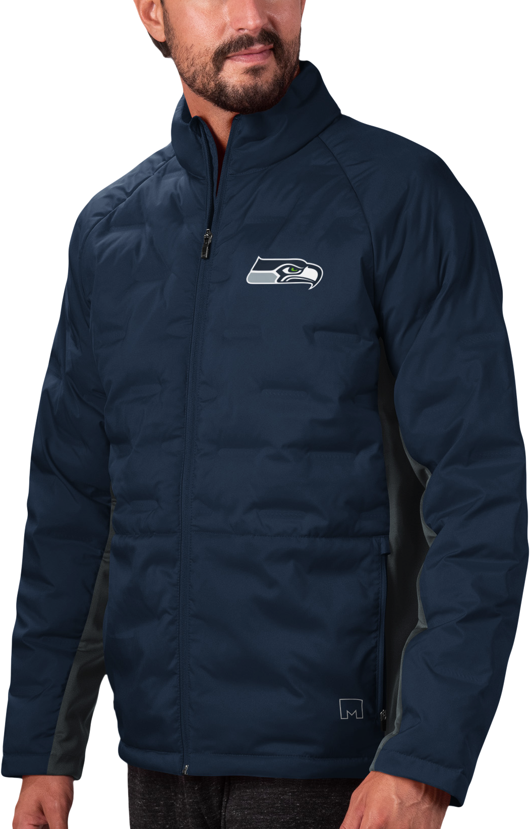 NFL Men's Puffer Jacket - Black - M