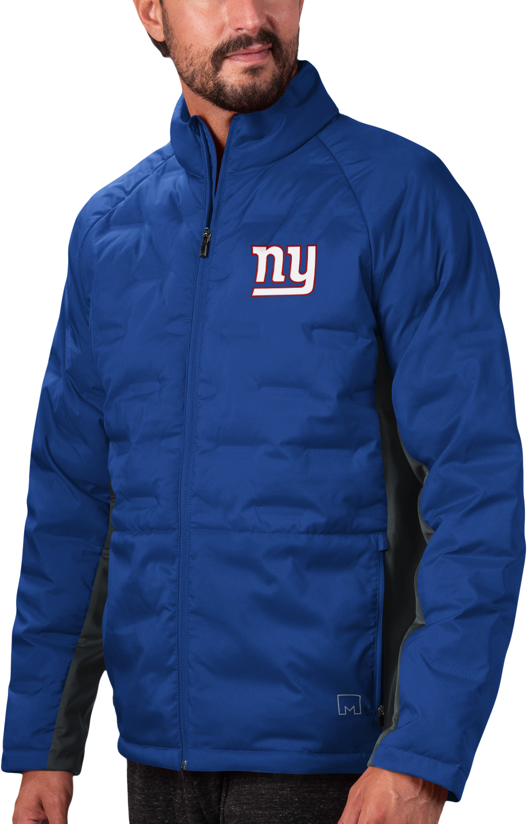 New York Giants Michael Strahan Blue Nike on Field Perfect 