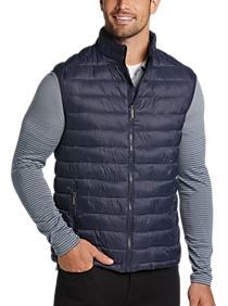 Awearness Kenneth Cole Modern Fit Puffer Vest, Navy