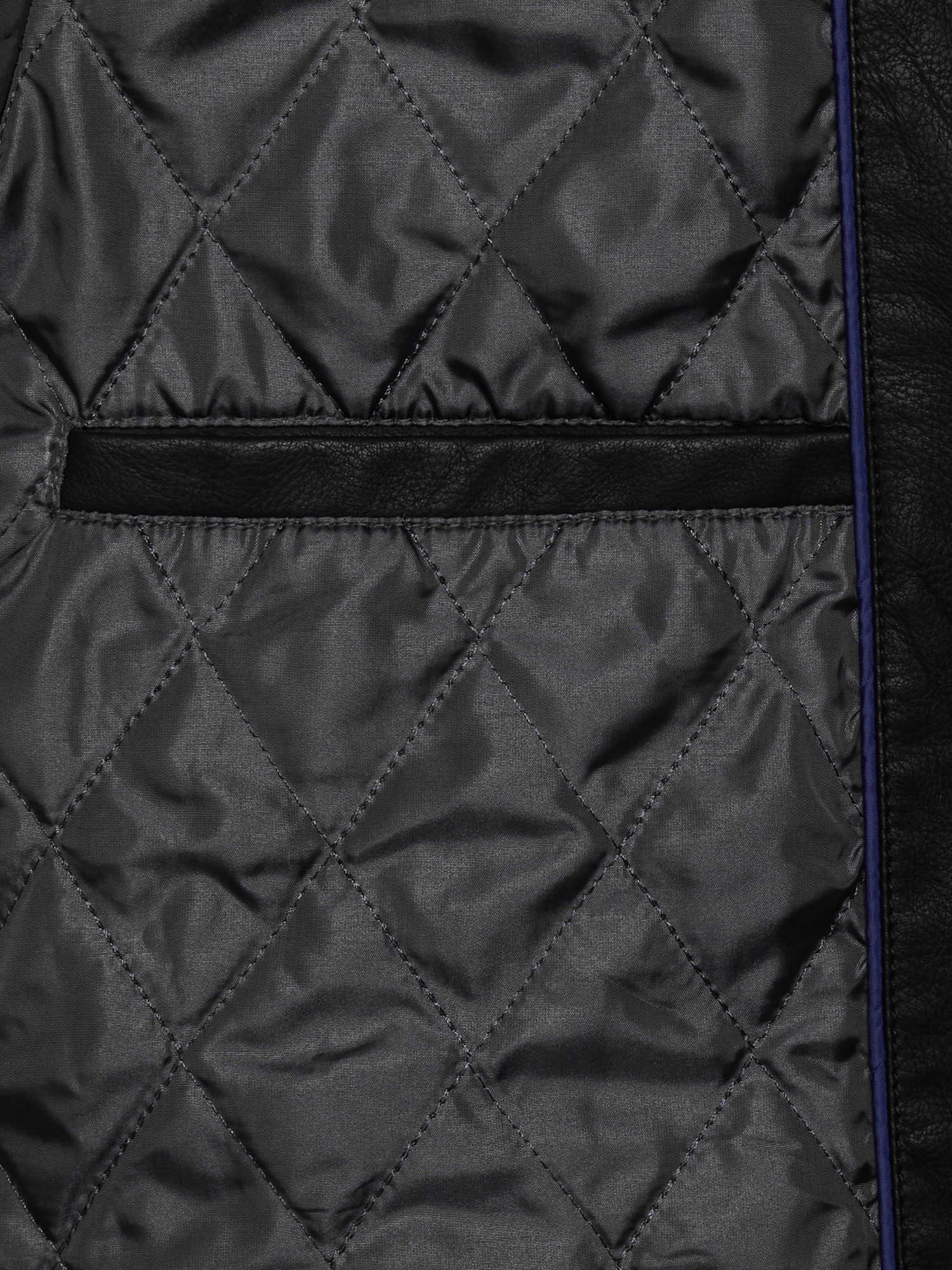 Awearness Kenneth Cole Modern Fit Moto Jacket, Black Faux Leather - Men's Outerwear | Men's Wearhouse zoom in