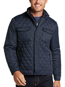 discount 71% Alvaro Moreno Puffer jacket Navy Blue L MEN FASHION Coats Casual 