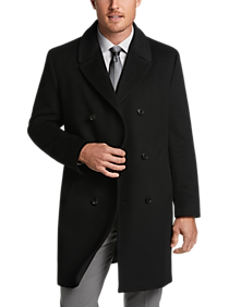 Joseph Abboud Modern Fit Topcoat, Black