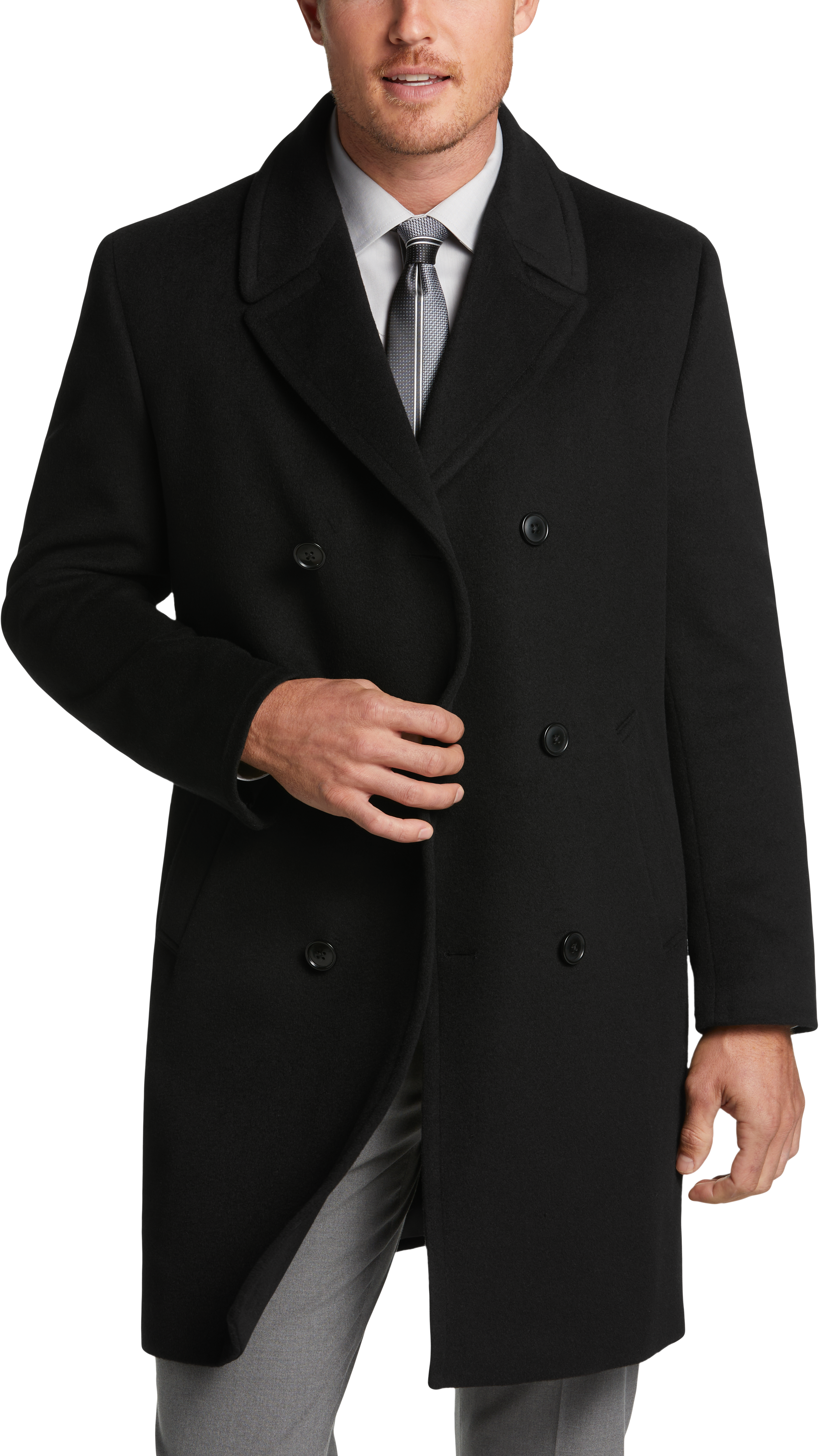 Joseph abboud black quilted on sale coat