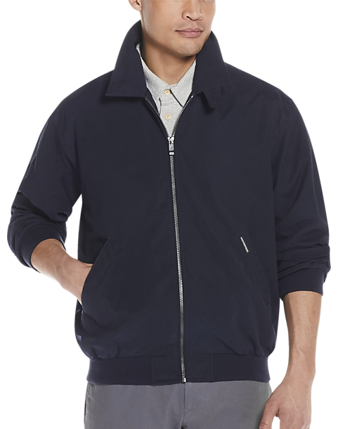 Weatherproof Modern Fit Golf Jacket, Navy - Men's Outerwear | Men's ...