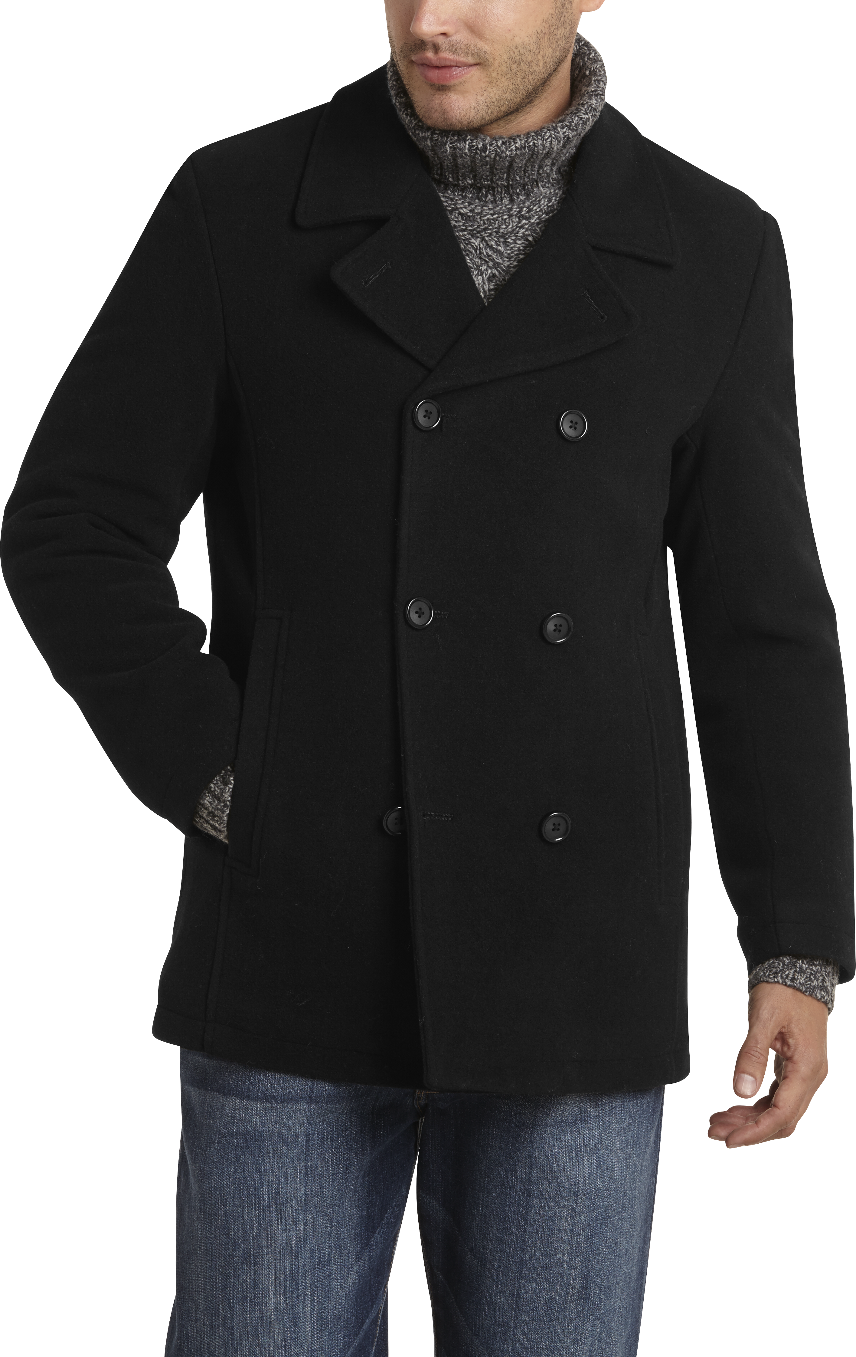 pronto uomo peacoat