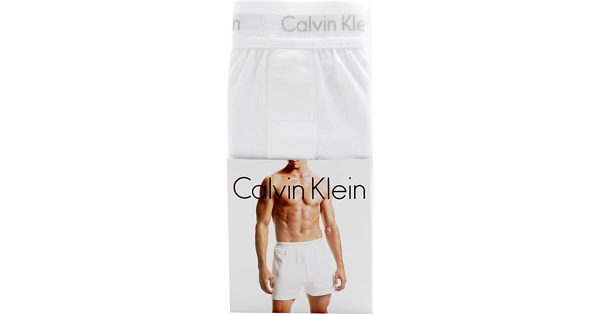 Calvin Klein White Knit Boxers (TwoPack) Men's Sale Men's Wearhouse