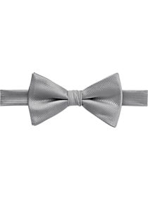 Calvin Klein Pre-Tied Bow Tie, Silver
