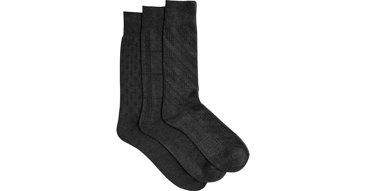 Blue 3-Pack Socks | Men's Wearhouse