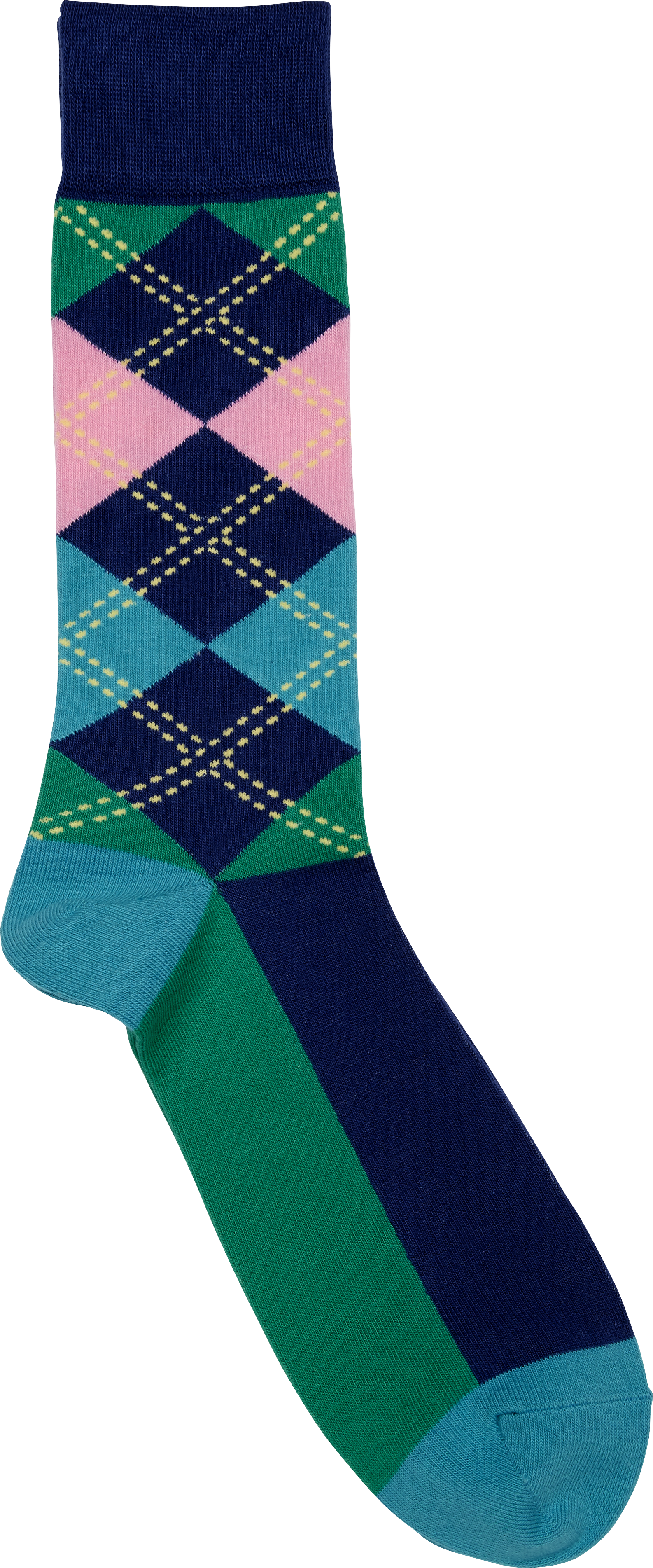 Egara Blue Argyle Dress Socks, 1 pair - Men's Sale | Men's Wearhouse