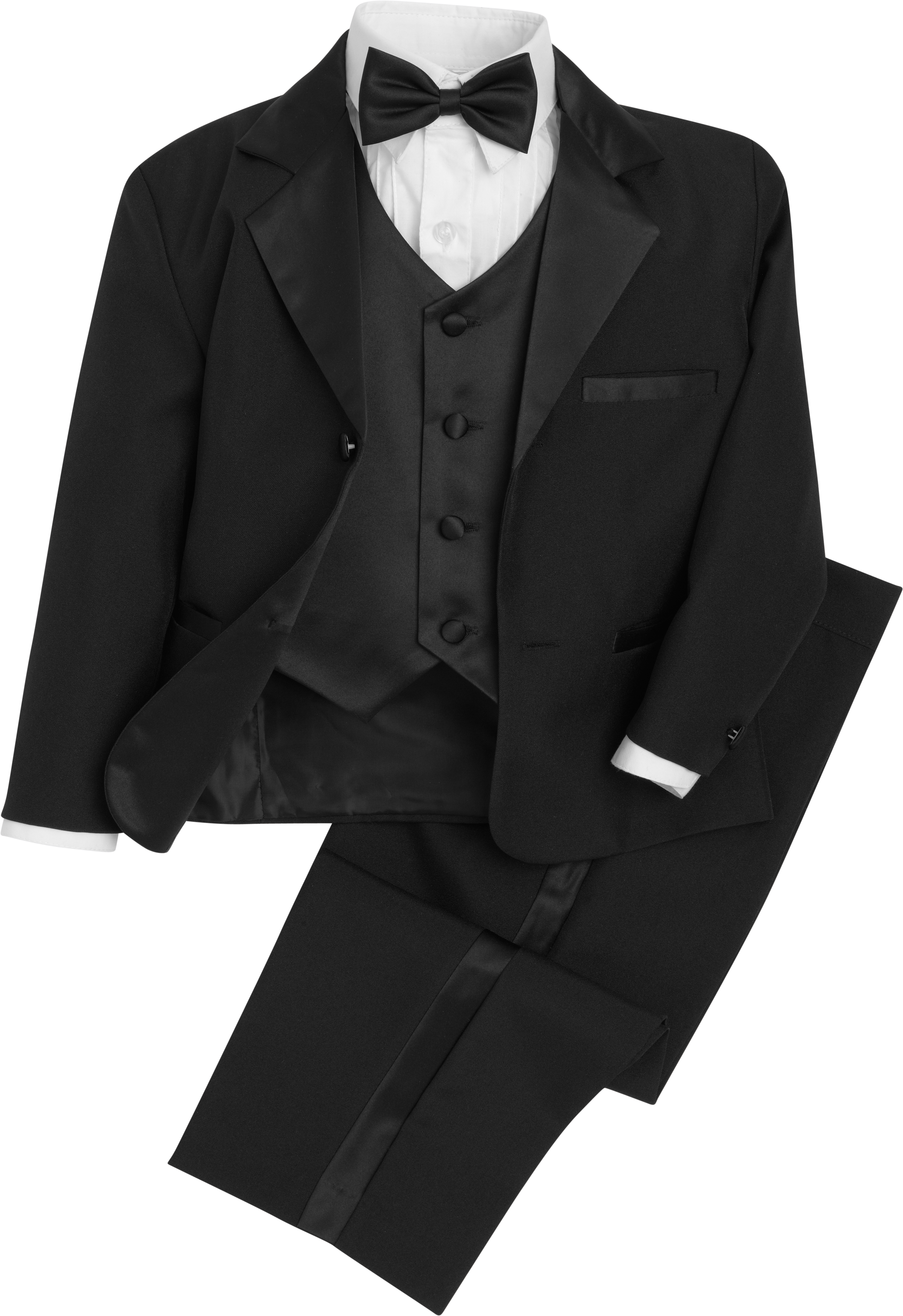 Peanut Butter Collection Black Toddler's Tuxedo