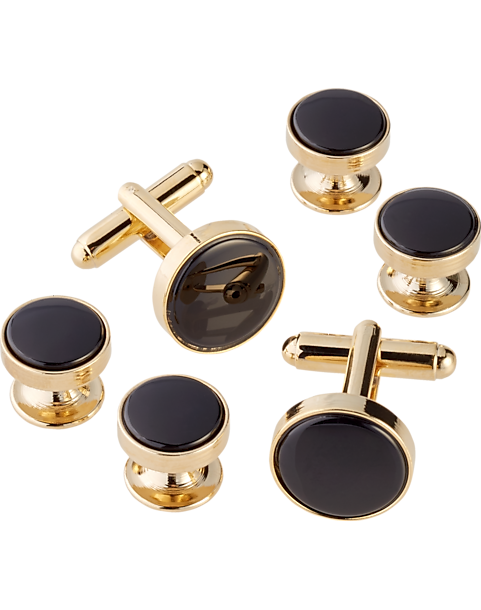 Stacy Adams Cufflink 13954 Men's Suit Formal Dress French Cuff Link Gold Tone 