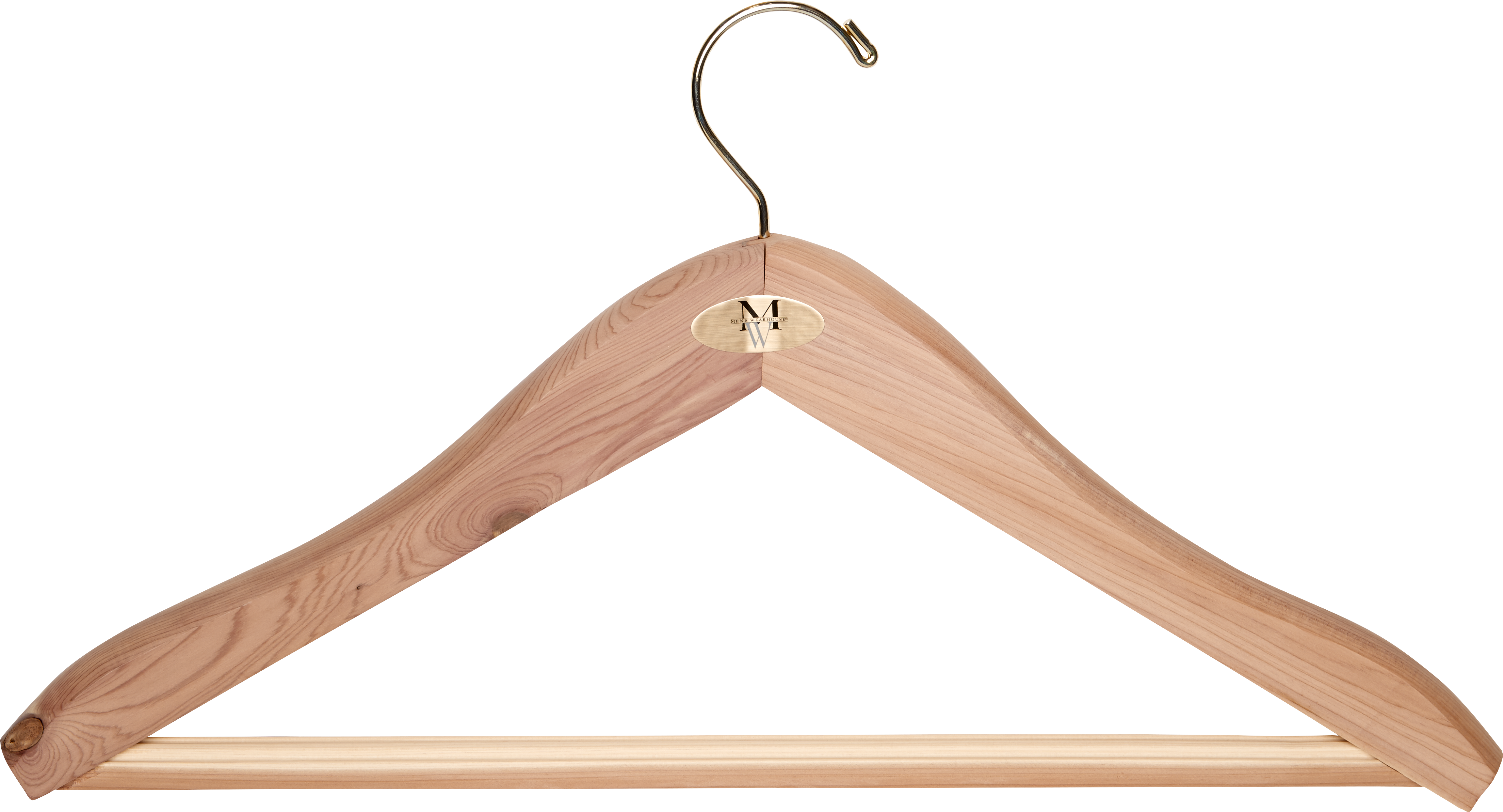 cedar coat hanger