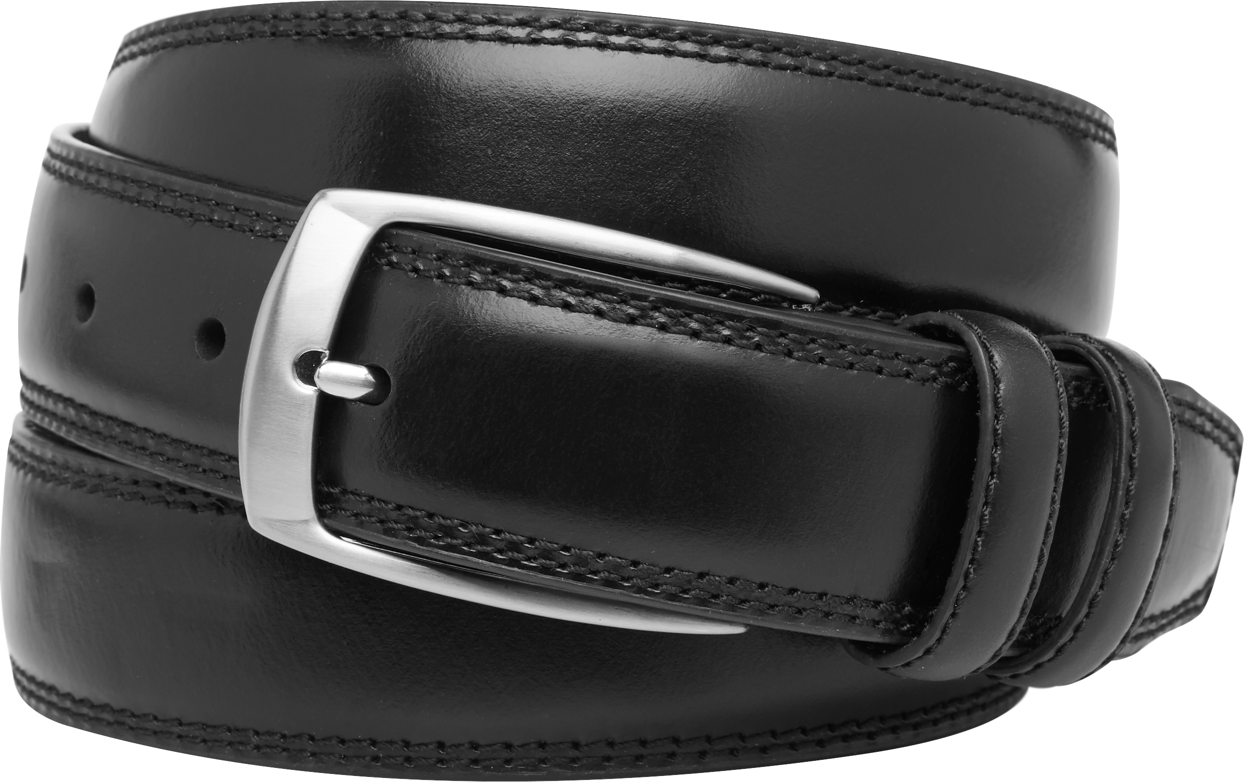 Men's Wearhouse Black Dress Belt - Men's Accessories | Men's Wearhouse