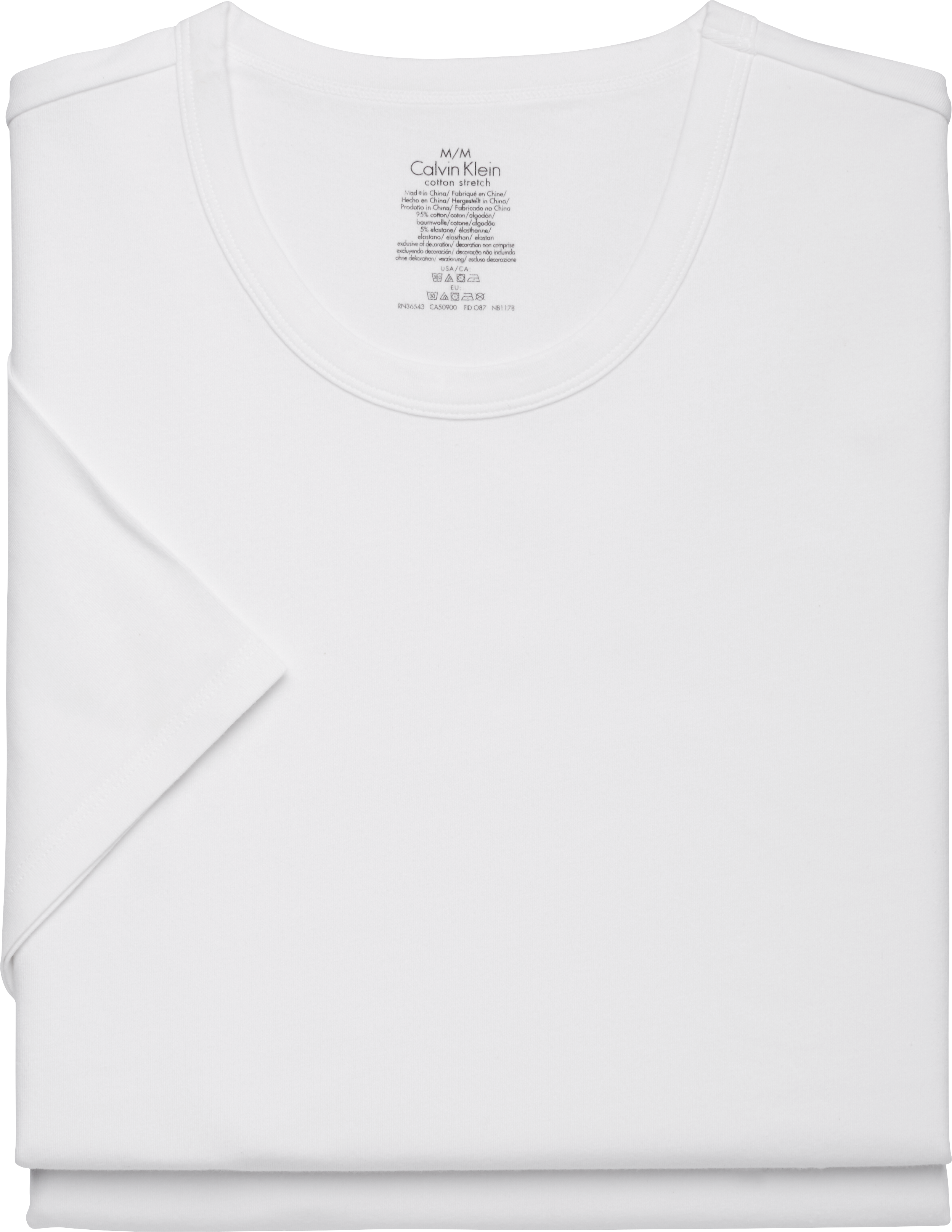 calvin klein cotton stretch crew neck t shirt