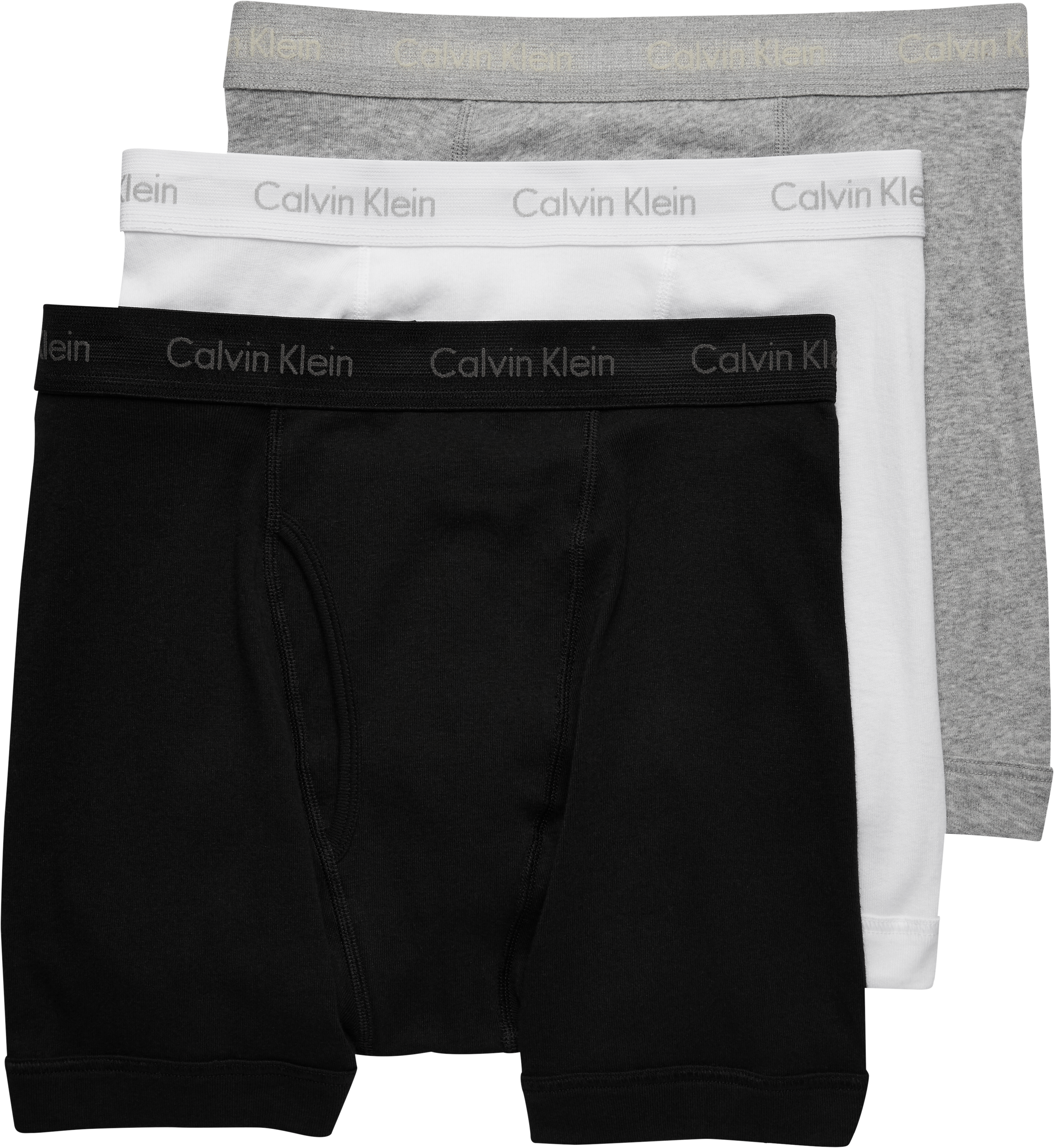 black and white calvin klein boxers