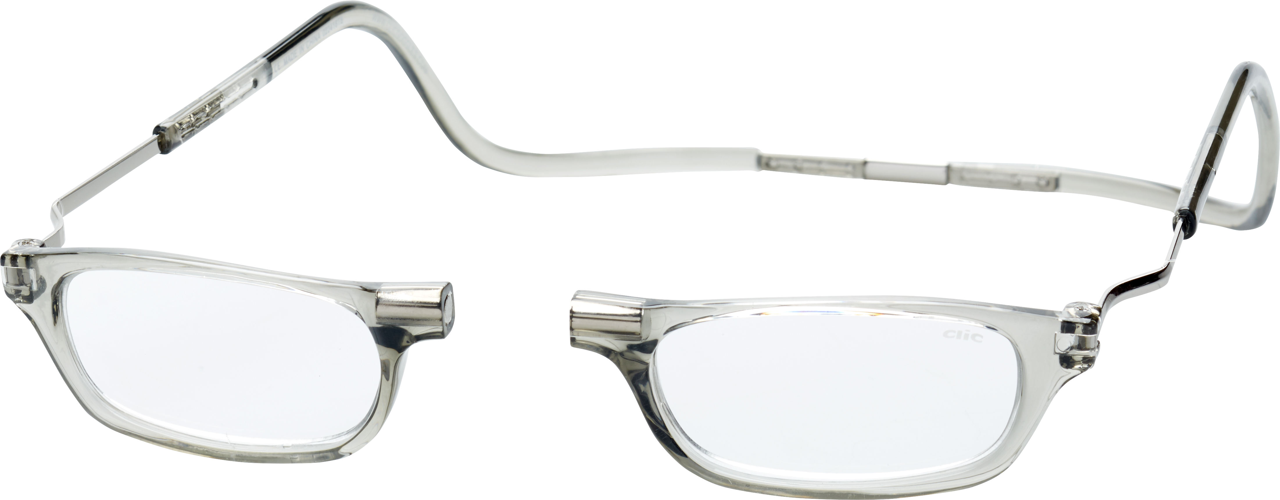 glasses with magnetic front closure
