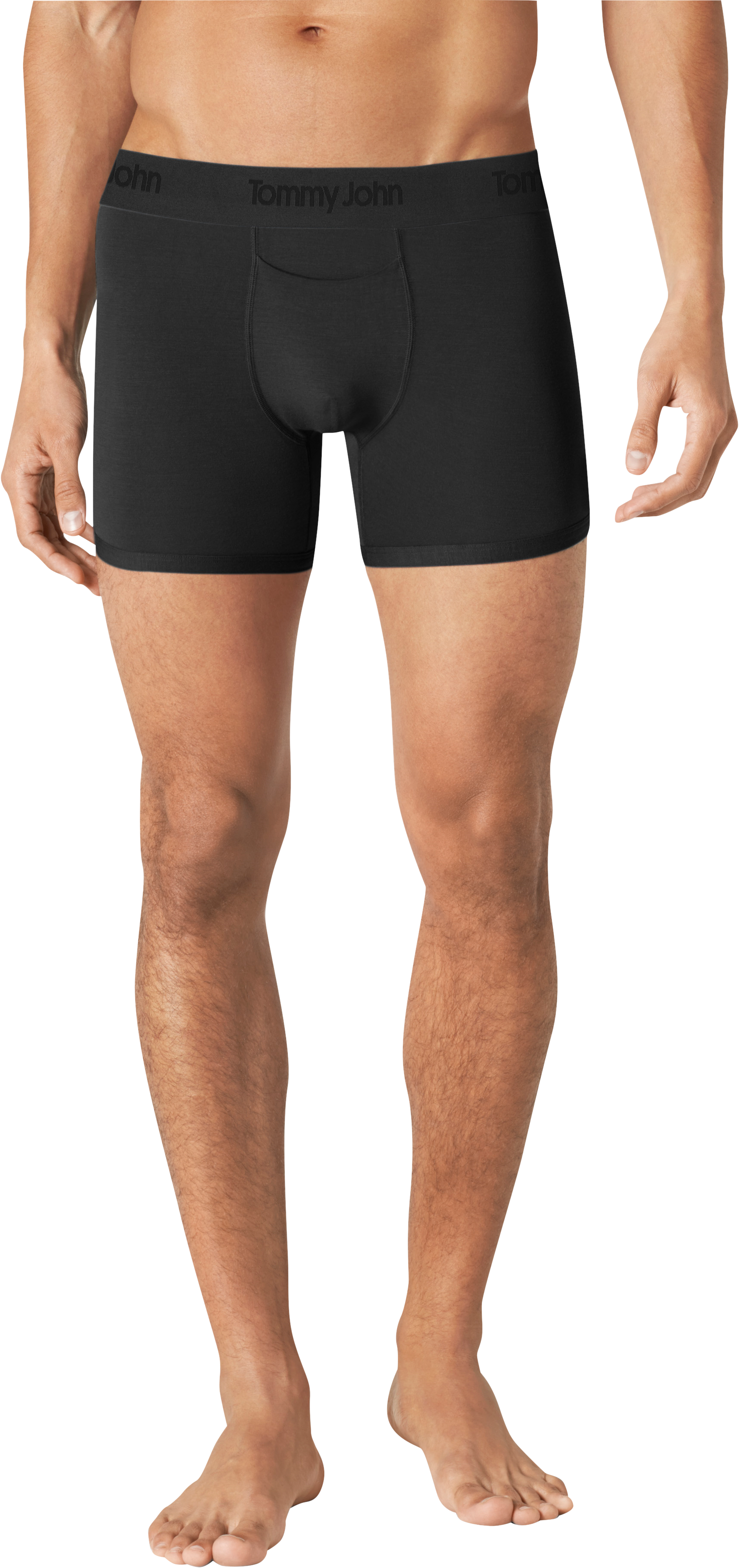 Tommy John Second Skin Trunks, Black 