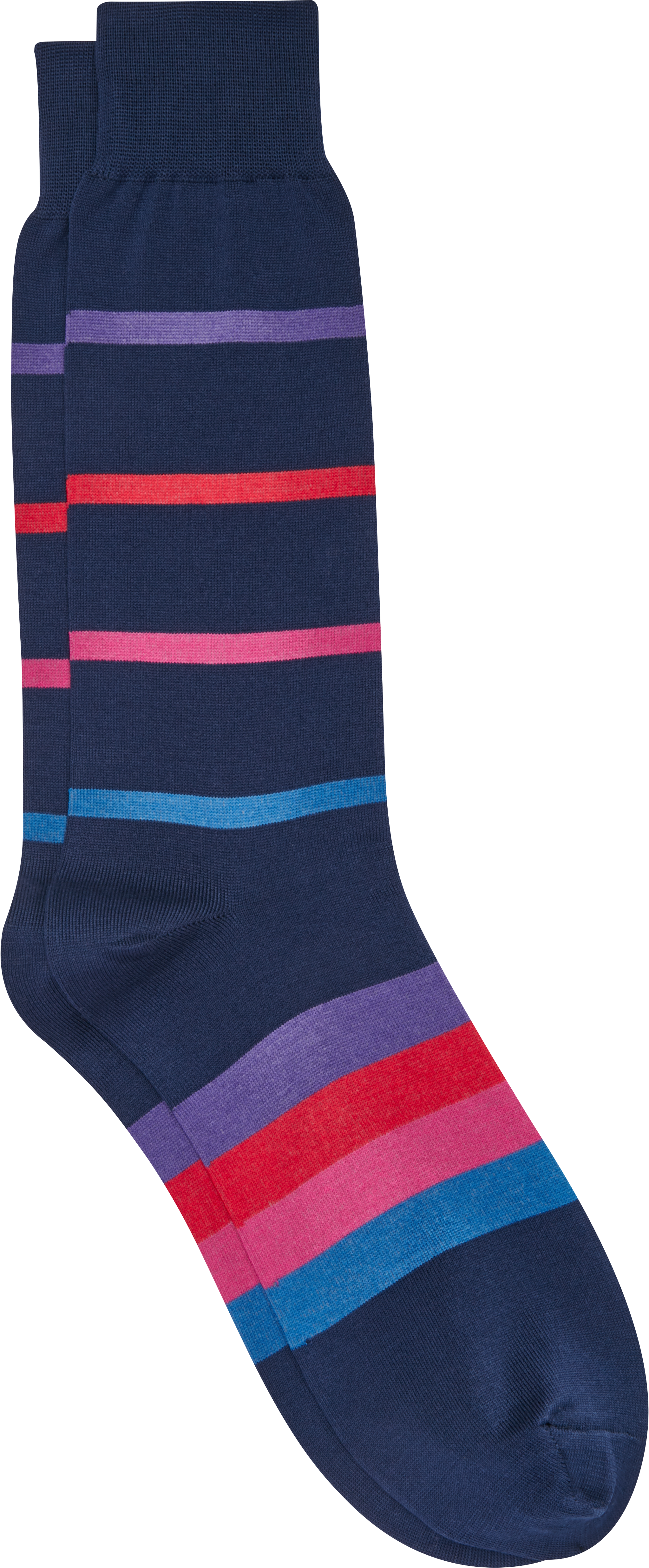 Egara Denim Stripe Dress Socks, 1 Pair - Men's Sale | Men's Wearhouse