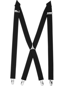 Egara Black Clip Suspenders