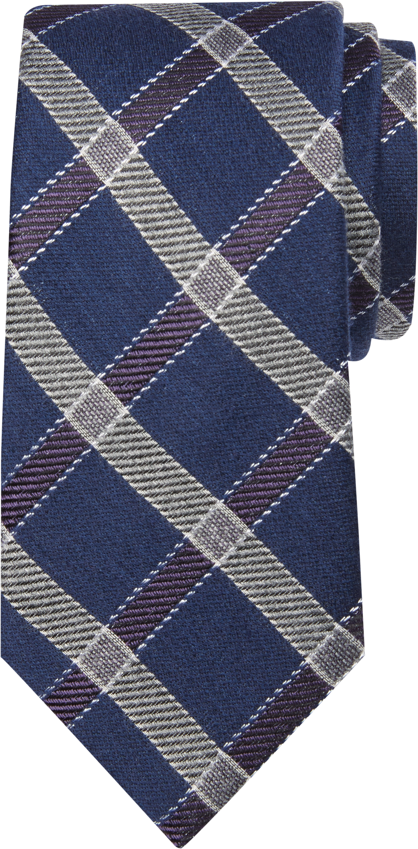 navy windowpane pants