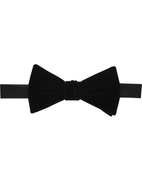 Calvin Klein Black Velvet Pre-Tied Bow Tie - Men's Featured | Men's ...