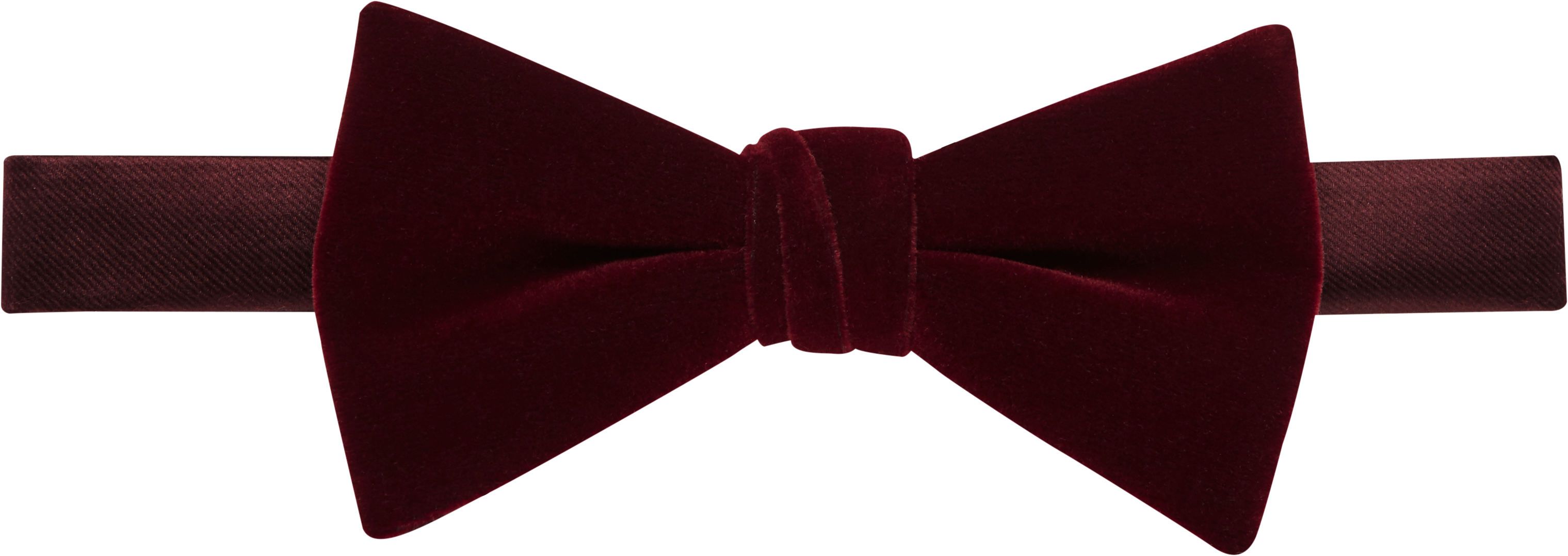 Calvin Klein Burgundy Velvet Pre-Tied Bow Tie - Men's Featured | Men's  Wearhouse
