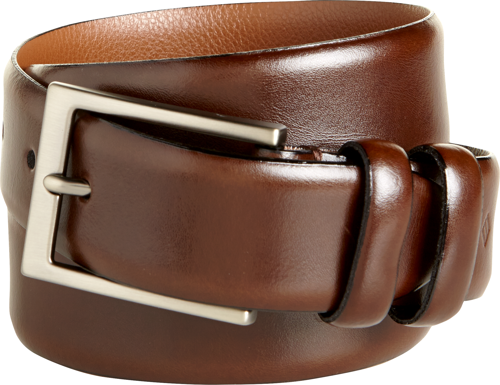 mens brown dress belt