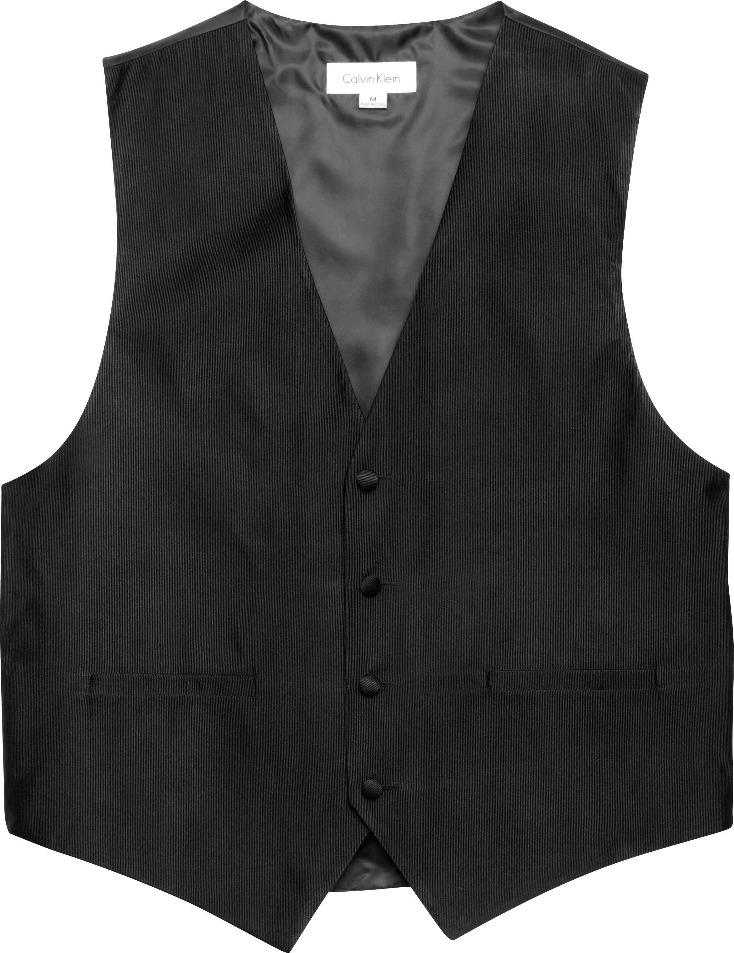 Oprechtheid reparatie whisky Calvin Klein Black Formal Vest - Men's Suits | Men's Wearhouse