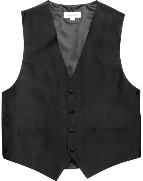 Descubrir 83+ imagen calvin klein black suit vest