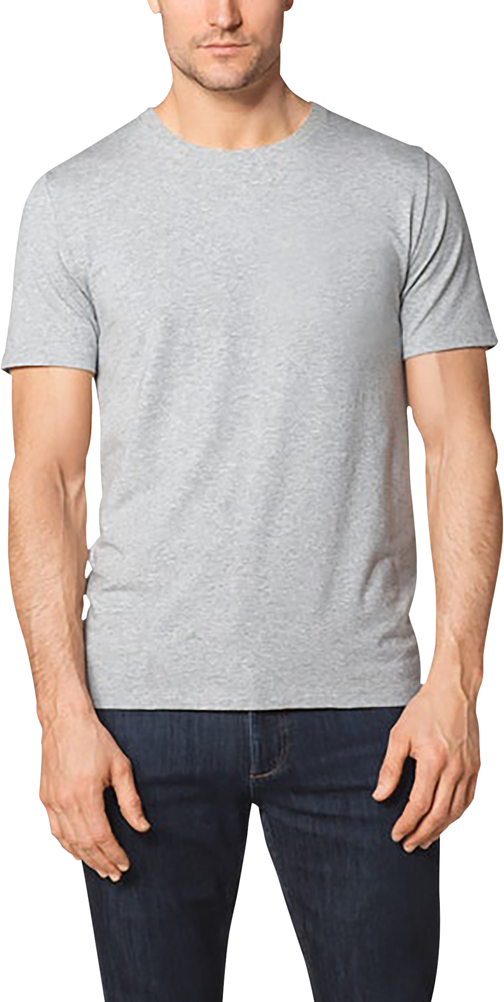 Tommy John Second Skin Essential Gray Crew Neck T-shirt - Men's ...