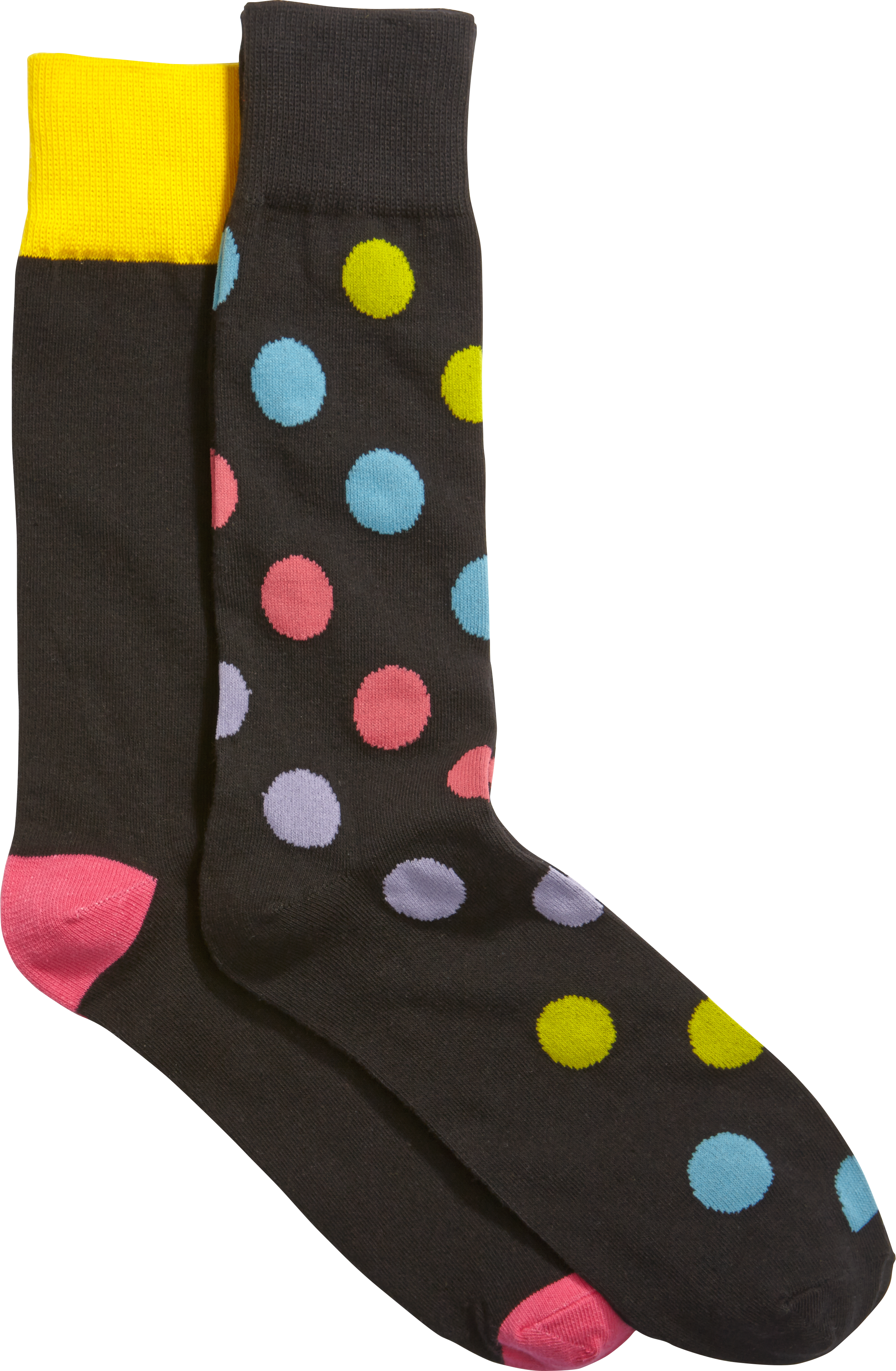 Egara Black Polka Dot Fashion Socks (Two Pack) - Men's Sale | Men's ...