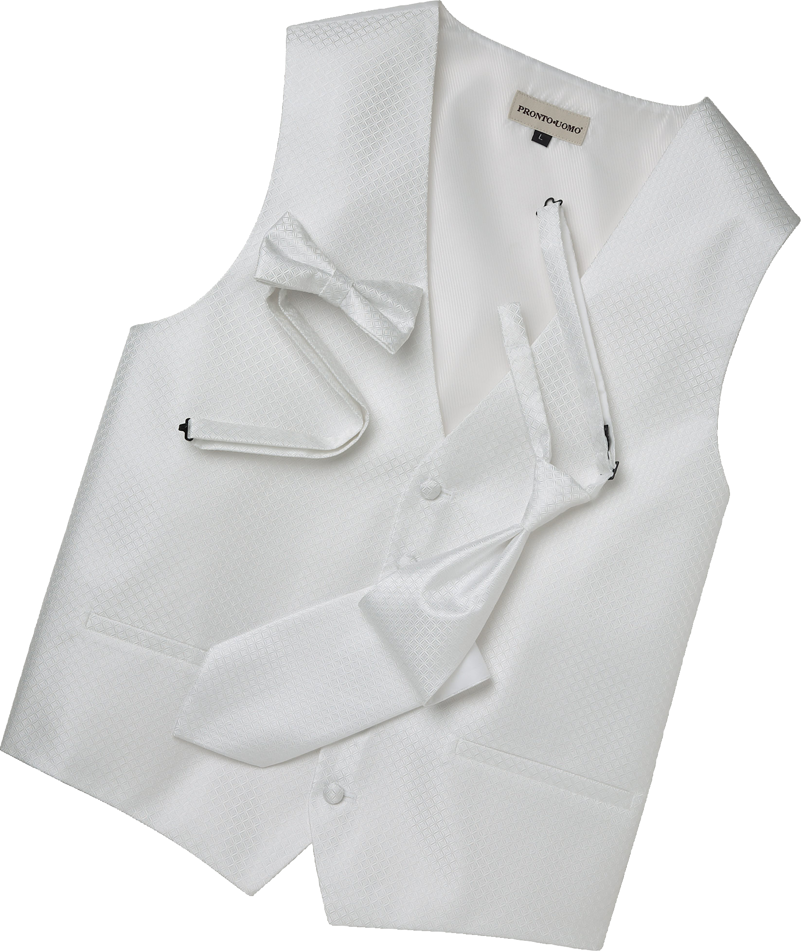 Pronto Uomo Formal White Vest Set - Men's Big & Tall | Men's Wearhouse