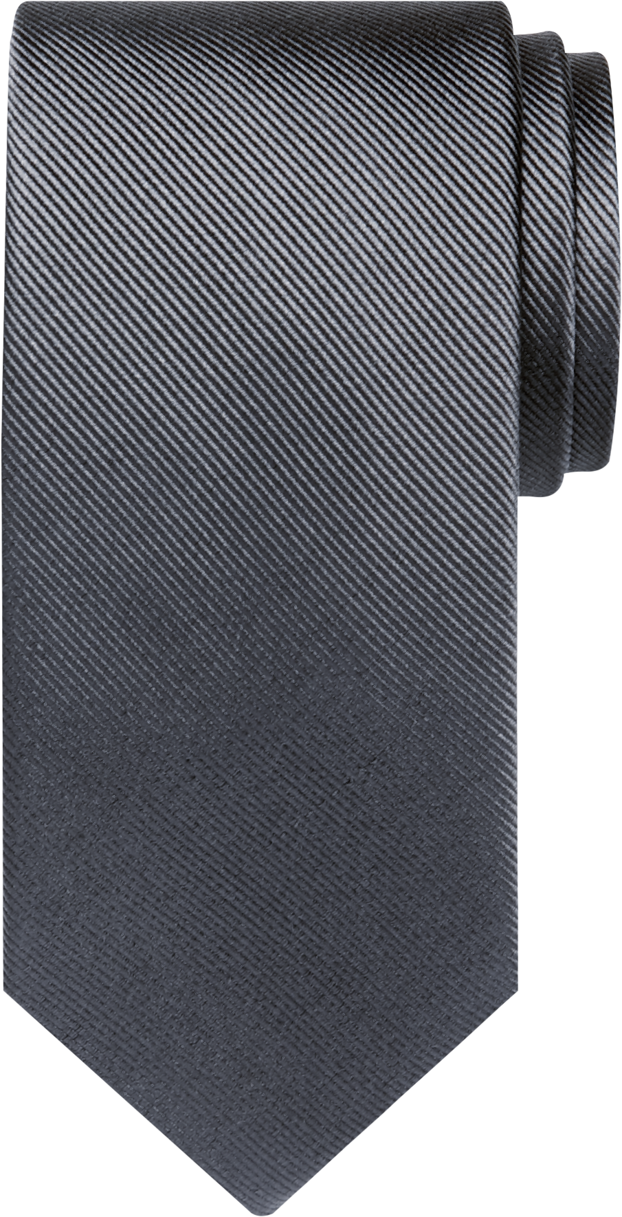 Mens BLACK by Vera Wang, Brands - BLACK by Vera Wang Gray Narrow Tie - Men's Wearhouse