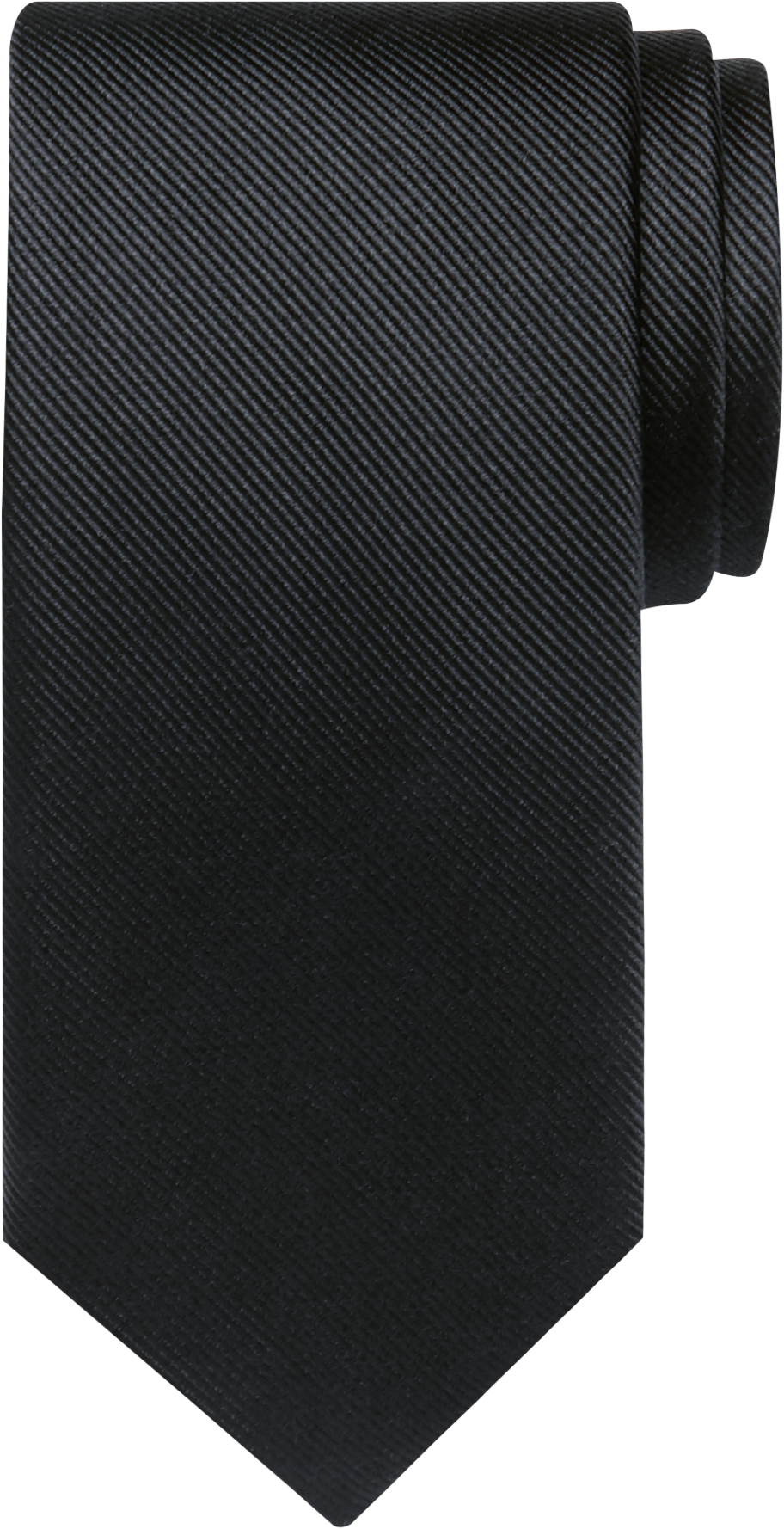 Mens BLACK by Vera Wang, Brands - BLACK by Vera Wang Black Narrow Tie - Men's Wearhouse