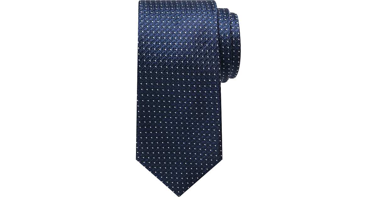 Nautica Blue Micro Dot Narrow Tie - Men's Brands | Men's Wearhouse