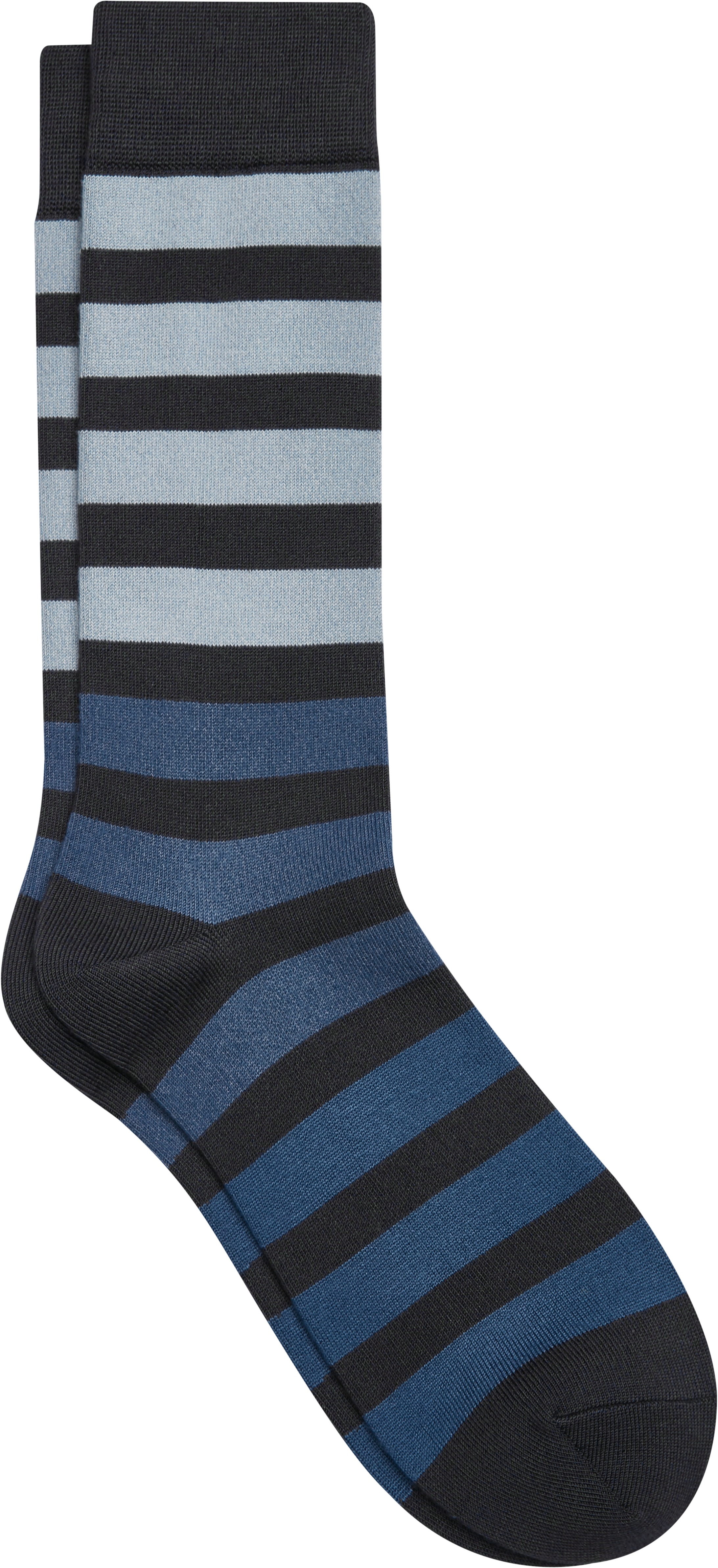 Joseph Abboud Soft Socks Blue Stripe Socks, 1 Pair - Men's Accessories ...