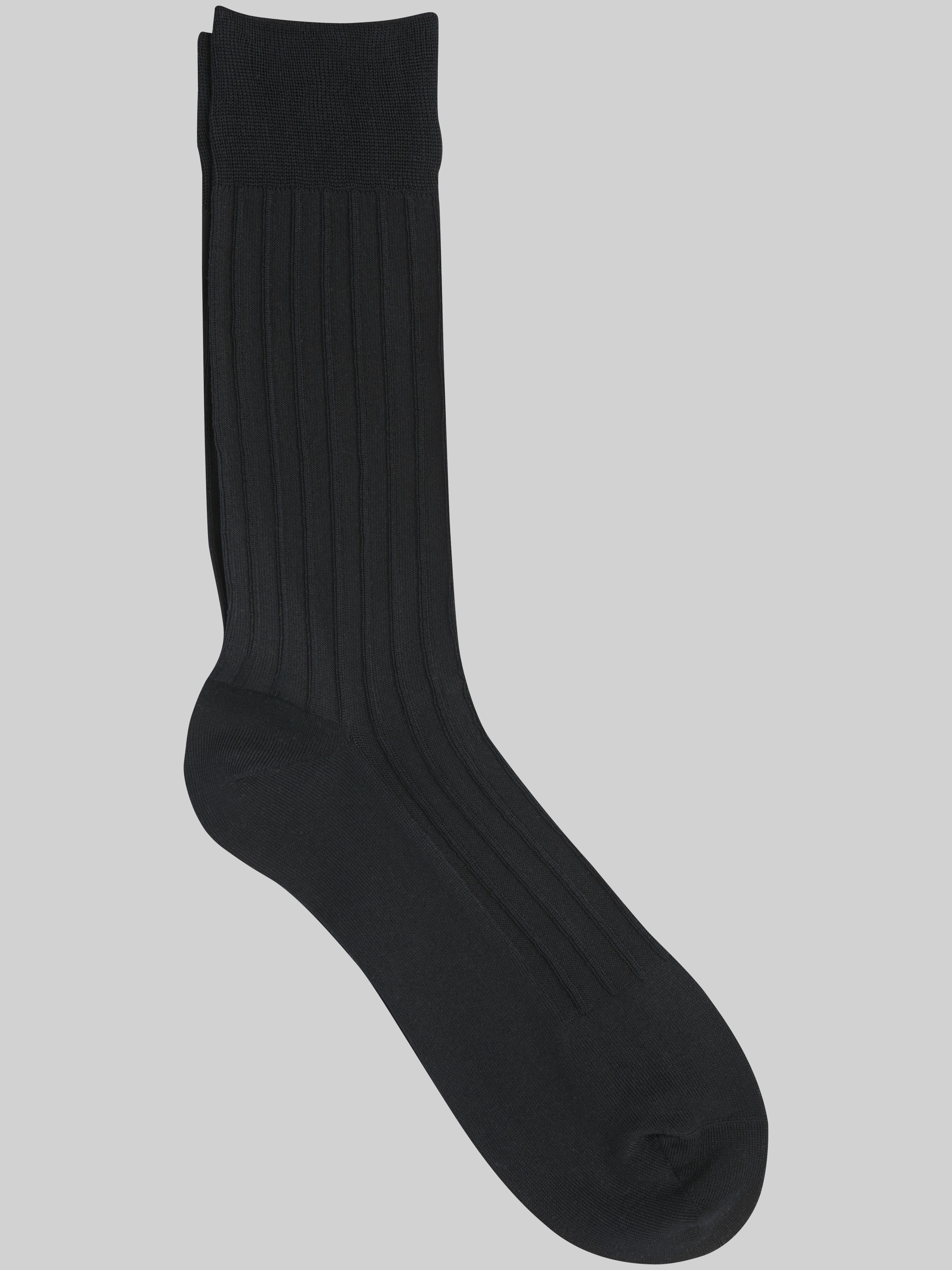 Mens Socks, Accessories - BLACK by Vera Wang Black Dress Socks - Men's Wearhouse