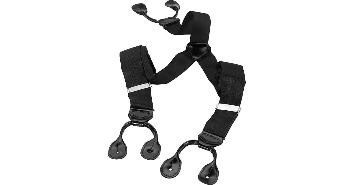 Men's Wearhouse Black Silk Tuxedo Braces Men's Accessories Men's