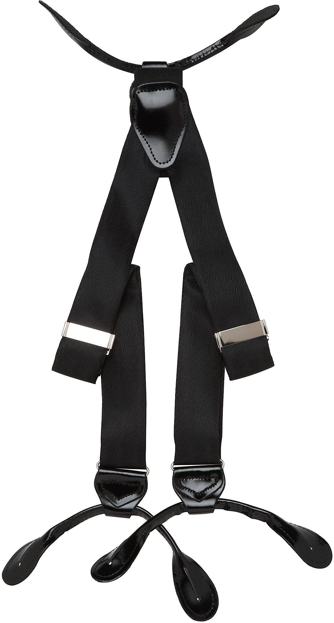 Men's Wearhouse Fancy Black Silk Braces - Men's Accessories | Men's ...